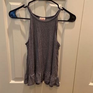Target Blue and White Striped Tank Top